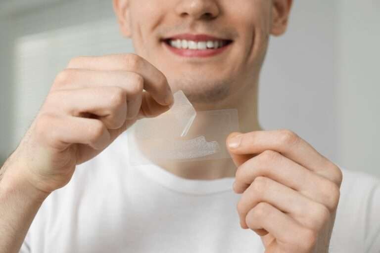 should i brush my teeth before using whitening strips