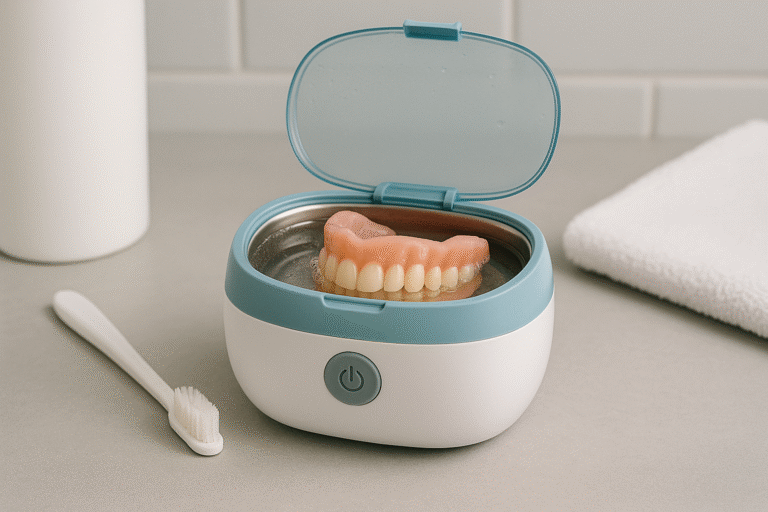 denture cleaning ultrasonic